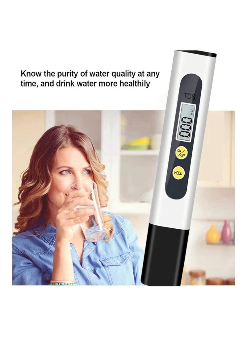 KONVIO NEER Imported Tds Meter, Total Dissolved Solids Meter, Water Quality Tester, Ppm Tester For Water Testing - White - Image 4